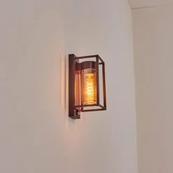 hofstein Boucinho Lampe murale d´extérieur Rouille, 1 lumière, Détecteur de mouvement
