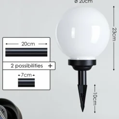 hofstein boule lumineuse Campinas LED Noir, Blanc, 1 lumière