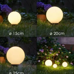 hofstein Boule lumineuse Campinas LED Noir, Blanc, 1 lumière