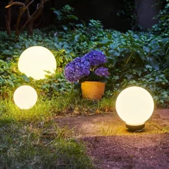 hofstein Boule lumineuse Campinas LED Noir, Blanc, 1 lumière