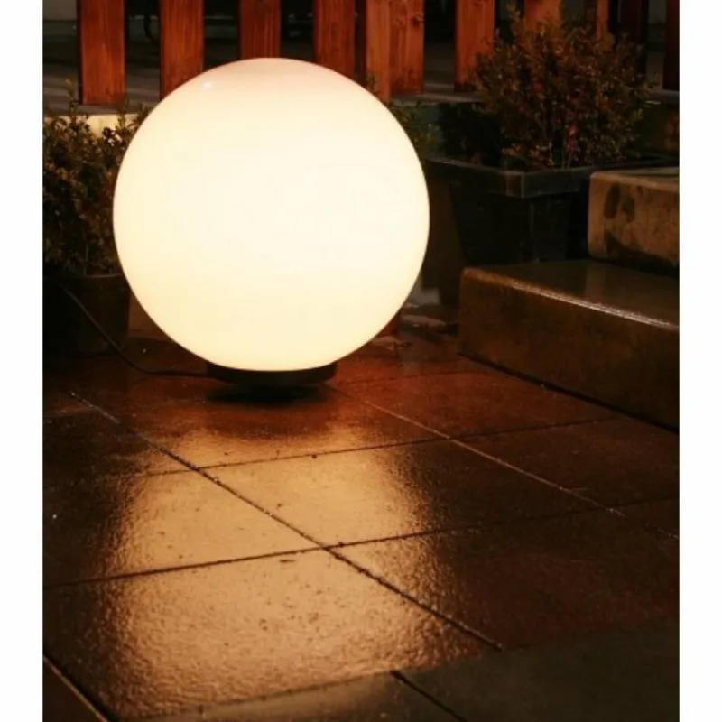 hofstein Boule lumineuse de jardin 40 cm Blanc, 1 lumière