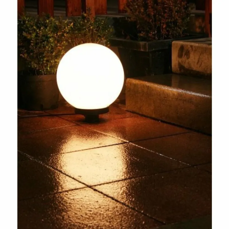 hofstein Boule lumineuse de jardin 20 cm Blanc, 1 lumière