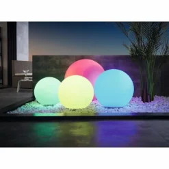 Luminaires Eglo boule lumineuse Eglo MONTEROLO-Z LED Blanc, 1 lumière, Changeur de couleurs