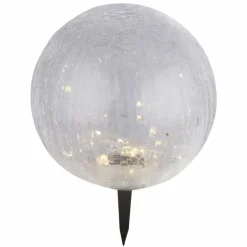 Lampes À Boules-Luminaires Globo Lighting boule lumineuse Globo Solar LED Noir, 30 lumières