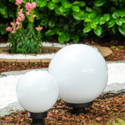 Lampes À Boules-hofstein Boule lumineuse Miau Blanc, 2 lumières