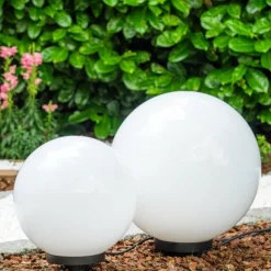 hofstein Boule lumineuse Miau Blanc, 2 lumières