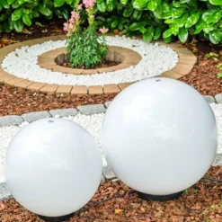 hofstein Boule lumineuse Miau Blanc, 2 lumières