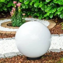 hofstein Boule lumineuse Miau Blanc, 1 lumière