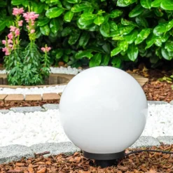 Lampes À Boules-hofstein Boule lumineuse Miau Blanc, 1 lumière
