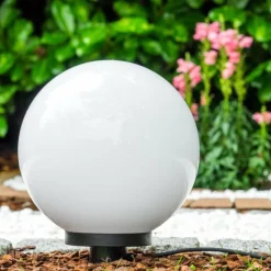 Lampes À Boules-hofstein Boule lumineuse Miau Blanc, 1 lumière