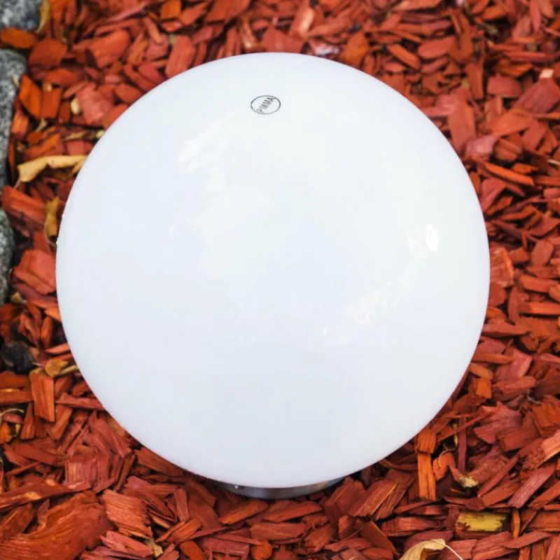 hofstein boule lumineuse Solar LED Acier inoxydable, 2 lumières