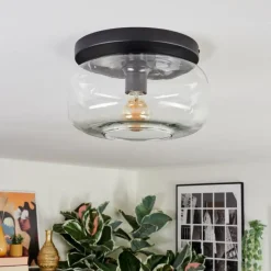 hofstein Boza Plafonnier, Boule lumineuse Clair, 1 lumière