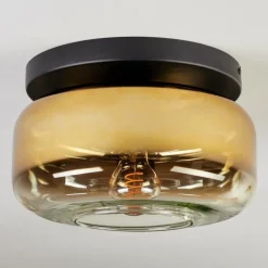 hofstein Boza Plafonnier, Boule lumineuse Or, Clair, 1 lumière