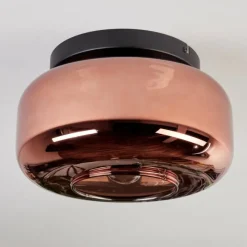 hofstein Boza Plafonnier, Boule lumineuse Cuivré, 1 lumière