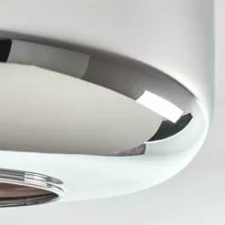 hofstein Boza Plafonnier Chrome, Fumé, 1 lumière