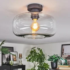 hofstein Boza Plafonnier Clair, 1 lumière