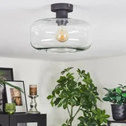 hofstein Boza Plafonnier Clair, 1 lumière