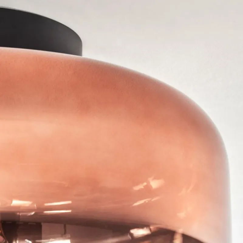 hofstein Boza Plafonnier Clair, Cuivré, 1 lumière