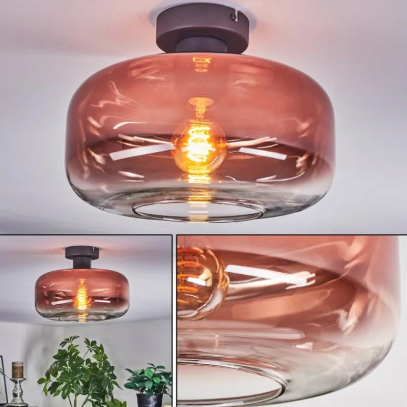 hofstein Boza Plafonnier Clair, Cuivré, 1 lumière