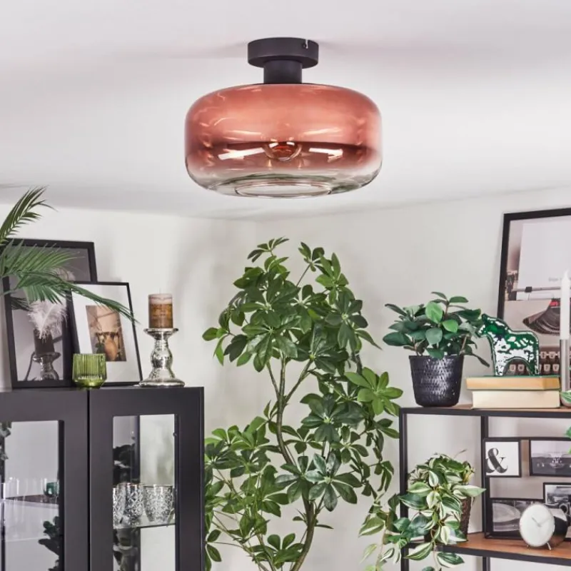 hofstein Boza Plafonnier Clair, Cuivré, 1 lumière