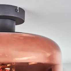 hofstein Boza Plafonnier Clair, Cuivré, 1 lumière