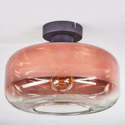 hofstein Boza Plafonnier Clair, Cuivré, 1 lumière