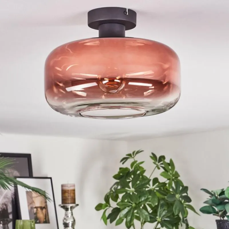 hofstein Boza Plafonnier Clair, Cuivré, 1 lumière