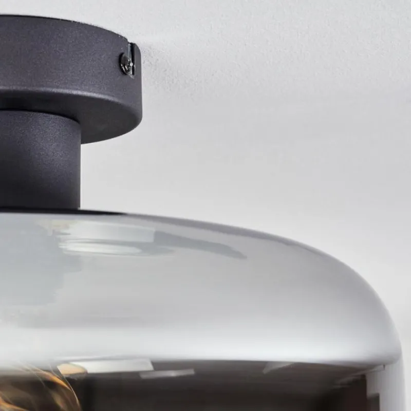 hofstein Boza Plafonnier Clair, Fumé, 1 lumière