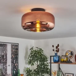 hofstein Boza Plafonnier Cuivré, 1 lumière