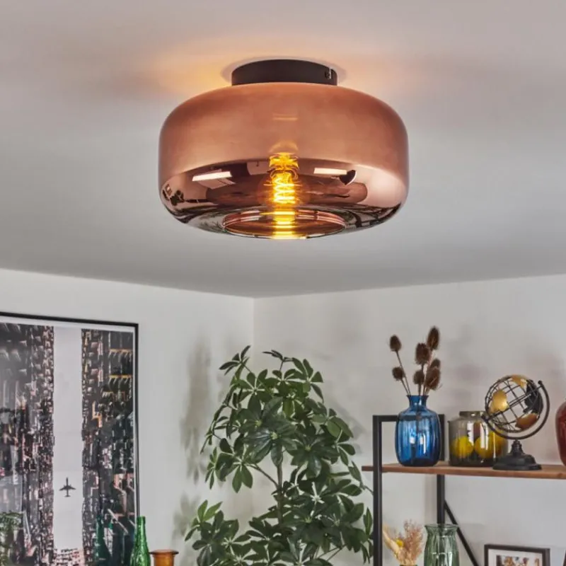 hofstein Boza Plafonnier Cuivré, 1 lumière