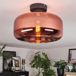 hofstein Boza Plafonnier Cuivré, 1 lumière