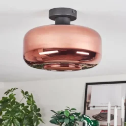 hofstein Boza Plafonnier Cuivré, 1 lumière