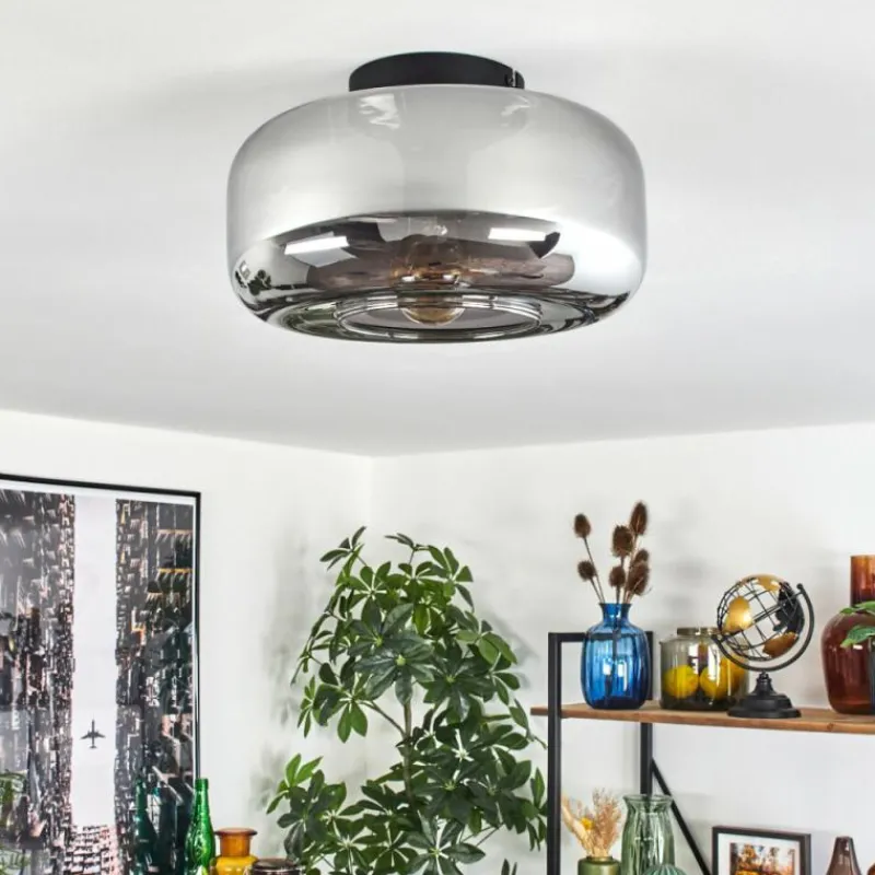 hofstein Boza Plafonnier Fumé, 1 lumière