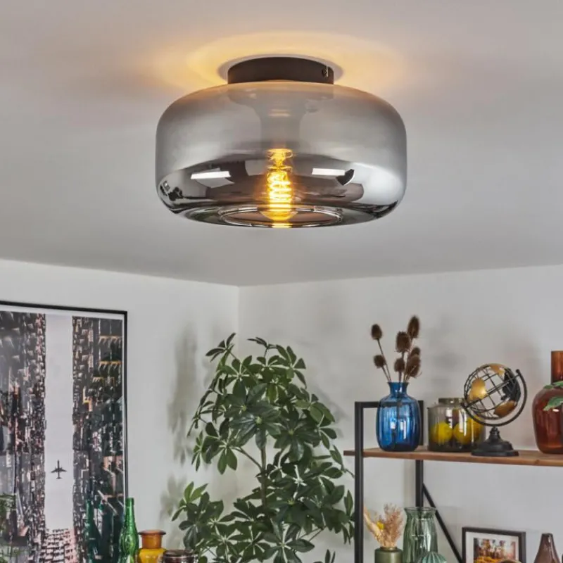 hofstein Boza Plafonnier Fumé, 1 lumière