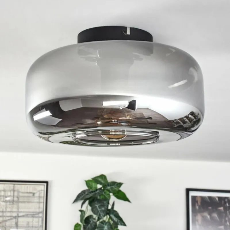 hofstein Boza Plafonnier Fumé, 1 lumière