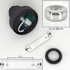 hofstein Boza Plafonnier Fumé, 1 lumière