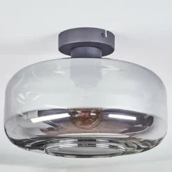 hofstein Boza Plafonnier Fumé, 1 lumière