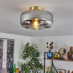 hofstein Boza Plafonnier Laiton, 1 lumière