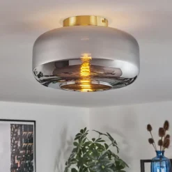 hofstein Boza Plafonnier Laiton, 1 lumière