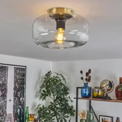 hofstein Boza Plafonnier Laiton, 1 lumière