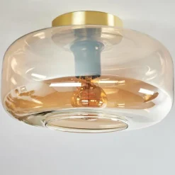 hofstein Boza Plafonnier Laiton, 1 lumière