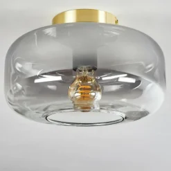 hofstein Boza Plafonnier Laiton, 1 lumière