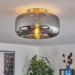 hofstein Boza Plafonnier Laiton, 1 lumière