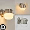 hofstein Bramdrupdam Lampe murale d´extérieur, Applique murale Nickel mat, 1 lumière