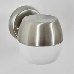 hofstein Bramdrupdam Lampe murale d´extérieur, Applique murale Nickel mat, 1 lumière