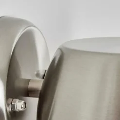 hofstein Bramdrupdam Lampe murale d´extérieur, Applique murale Nickel mat, 1 lumière