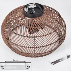 Luminaires Scandinaves-hofstein Brandala Plafonnier Noir, 3 lumières