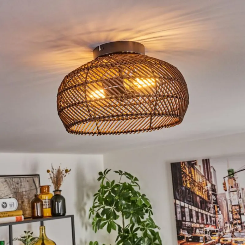 Luminaires Scandinaves-hofstein Brandala Plafonnier Noir, 2 lumières