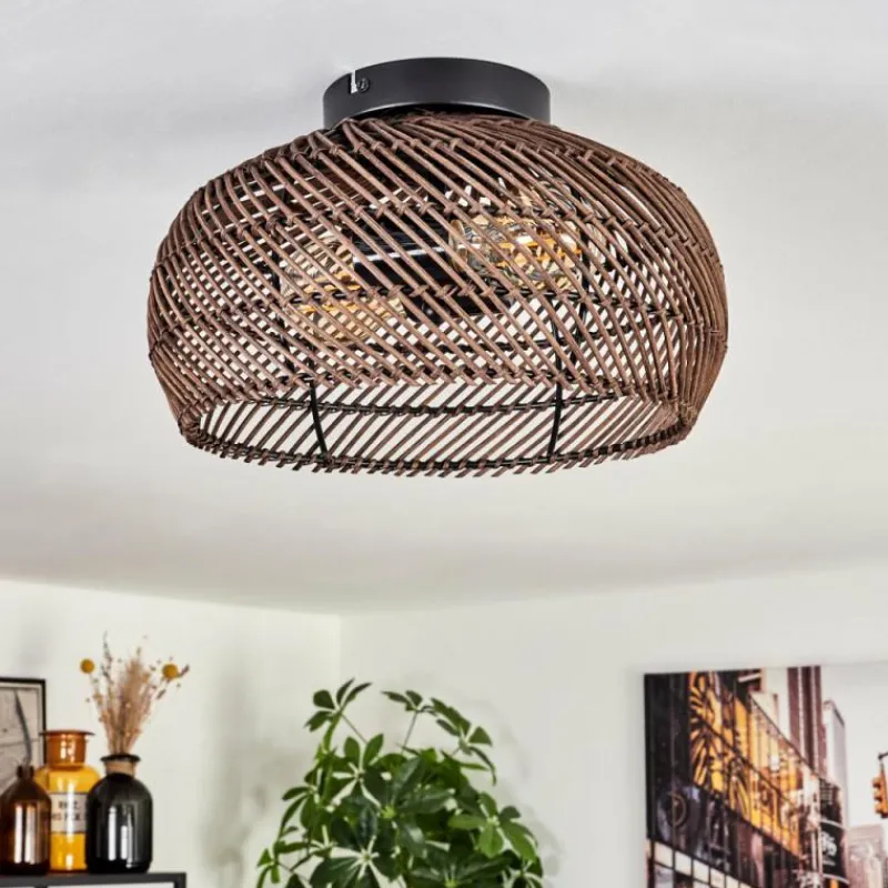 Luminaires Scandinaves-hofstein Brandala Plafonnier Noir, 2 lumières