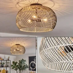 Luminaires Scandinaves-hofstein Brandala Plafonnier Noir, 3 lumières